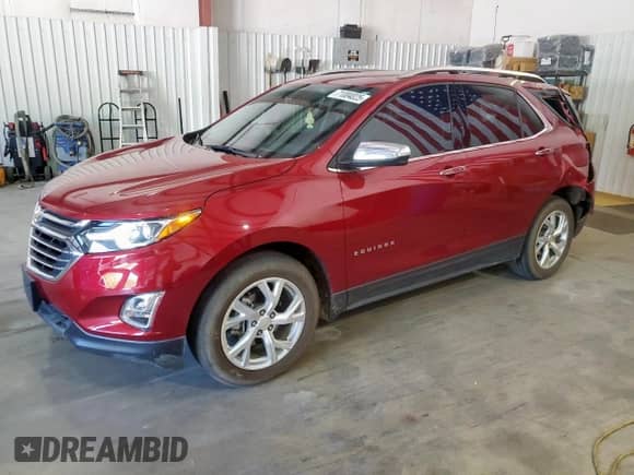2018 Chevrolet Equinox Premier с VIN 2GNAXMEV7J6316555, выставлен на аукционе Copart как лот 71004025 с пробегом 42 425 миль миль и Списание • Salvage title. История ставок и продаж доступна на DreamBid. Изображение 1.