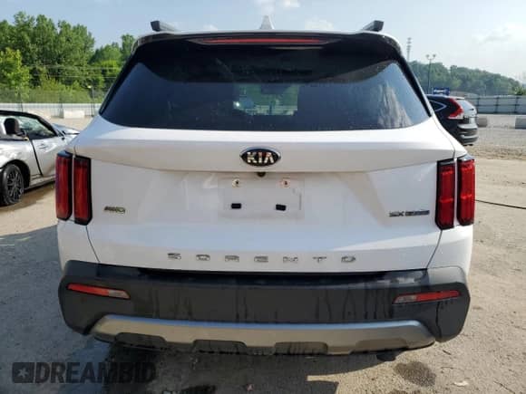 2021 Kia Sorento SX Prestige X-Line z VIN 5XYRKDLF7MG012140, wystawiony jako Copart lot #59305955 z przebiegiem 71 670 mil mil oraz Szkoda całkowita • Salvage title. Historia ofert i sprzedaży dostępna na DreamBid. Obrazek 6.