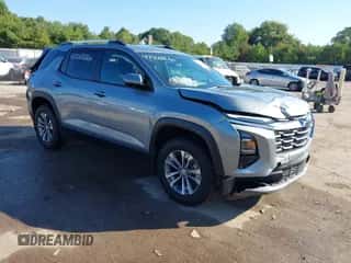 2025 Chevrolet Equinox FWD LT с VIN 3GNAXHEG2SL258697, выставлен на аукционе IAAI как лот 43300206 с пробегом 5 698 миль миль и . История ставок и продаж доступна на DreamBid. Изображение 1.