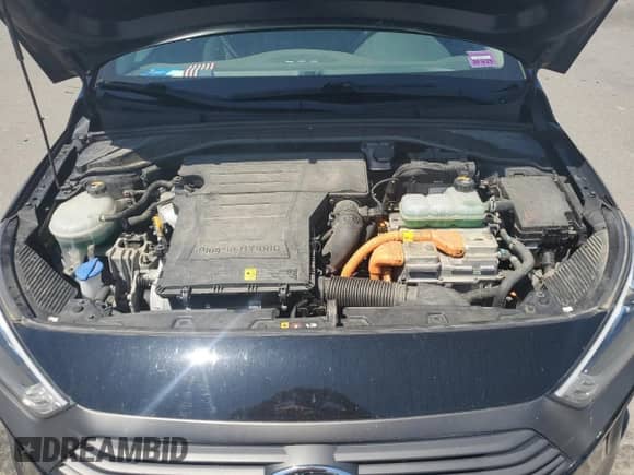 2019 Hyundai Ioniq with VIN KMHC65LD6KU168921, listed as a Copart auction lot 58260695 with 52,365 mi miles and Salvage title. Bid and sale history available at DreamBid. Image 12.