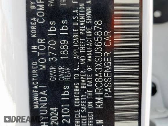 2025 Hyundai Venue SEL с VIN KMHRC8A3XSU365878, выставлен на аукционе Copart как лот 68267155 с пробегом 6 662 миль миль и Чистый • Clean title. История ставок и продаж доступна на DreamBid. Изображение 13.