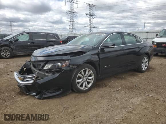 2016 Chevrolet Impala LT with VIN 2G1115S30G9207163, listed as a Copart auction lot 67135815 with 184,700 mi miles and Salvage title. Bid and sale history available at DreamBid. Image 1.