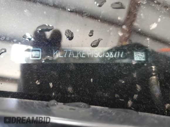 2025 Chevrolet Trax ACTIV with VIN KL77LKEP1SC138717, listed as a Copart auction lot 81300795 with 10,380 mi miles and Salvage title. Bid and sale history available at DreamBid. Image 13.