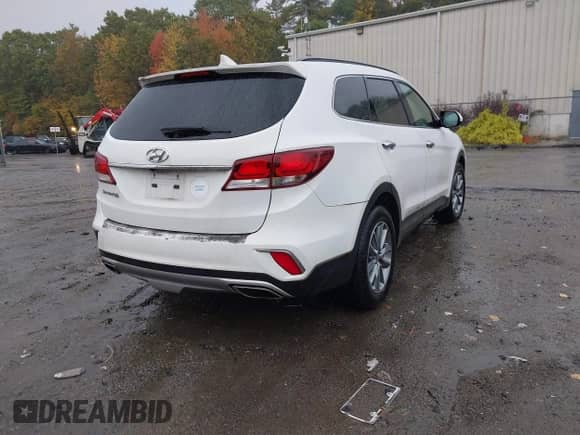 2017 Hyundai Santa Fe SE with VIN KM8SM4HF3HU182998, listed as a IAAI auction lot 43434656 with 115,094 mi miles and . Bid and sale history available at DreamBid. Image 4.