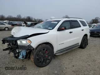 2016 Dodge Durango Citadel Anodized Platinum with VIN 1C4SDJET1GC373479, listed as a Copart auction lot 88504135 with 78,222 mi miles and Salvage title. Bid and sale history available at DreamBid. Image 1.
