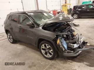 2020 Jeep Compass Limited z VIN 3C4NJDCB5LT163855, wystawiony jako IAAI lot #43181038 z przebiegiem Nie podano mil oraz . Historia ofert i sprzedaży dostępna na DreamBid. Obrazek 1.