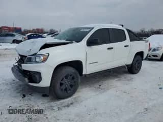2021 Chevrolet Colorado 4WD Z71 with VIN 1GCGTDEN1M1278794, listed as a Copart auction lot 88687525 with 53,233 mi miles and Salvage title. Bid and sale history available at DreamBid. Image 1.