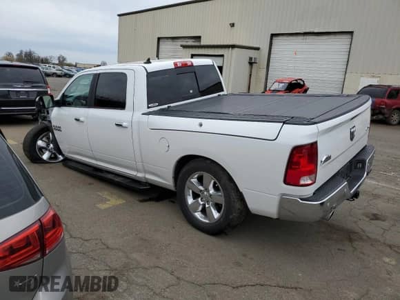 2017 Ram 1500 Big Horn with VIN 1C6RR7TT5HS733468, listed as a Copart auction lot 49644515 with 103,800 mi miles and Salvage title. Bid and sale history available at DreamBid. Image 2.