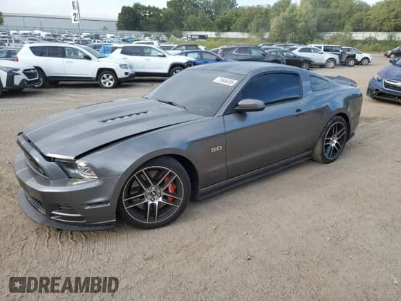 2014 Ford Mustang GT z VIN 1ZVBP8CF4E5286459, wystawiony jako Copart lot #71846495 z przebiegiem 30 372 mil mil oraz Szkoda całkowita • Salvage title. Historia ofert i sprzedaży dostępna na DreamBid. Obrazek 1.