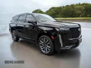 2023 Cadillac Escalade 4WD Sport with VIN 1GYS4FKL2PR230XXX, listed as a Copart auction lot 59638965 with 46,414 mi miles and Clean title. Bid and sale history available at DreamBid. Image 1.