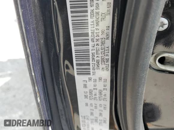 2018 Ram 1500 Big Horn z VIN 1C6RR7LG3JS170915, wystawiony jako Copart lot #67902965 z przebiegiem 110 996 mil mil oraz Nie do naprawy • Non repairable. Historia ofert i sprzedaży dostępna na DreamBid. Obrazek 12.