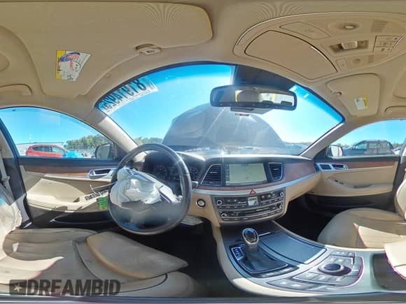2015 Hyundai Genesis 3.8L с VIN KMHGN4JE1FU029232, выставлен на аукционе Copart как лот 81914925 с пробегом 107 310 миль миль и Списание • Salvage title. История ставок и продаж доступна на DreamBid. Изображение 14.