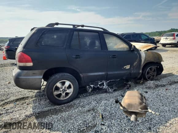 2005 Hyundai Santa Fe GLS with VIN KM8SC13EX5U964713, listed as a Copart auction lot 62911275 with Not provided miles and Non repairable. Bid and sale history available at DreamBid. Image 3.