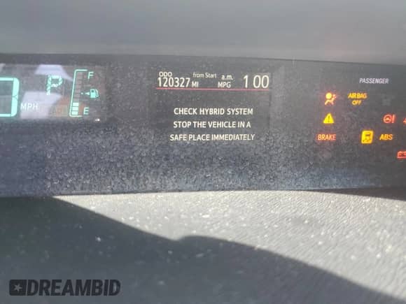 2013 Toyota Prius Two с VIN JTDKDTB37D1556909, выставлен на аукционе Copart как лот 71828975 с пробегом 120 327 миль миль и Списание • Salvage title. История ставок и продаж доступна на DreamBid. Изображение 9.