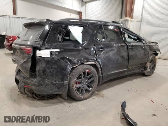 2022 Chevrolet Traverse Premier with VIN 1GNEVKKW2NJ138460, listed as a Copart auction lot 42592655 with Not provided miles and Non repairable. Bid and sale history available at DreamBid. Image 3.