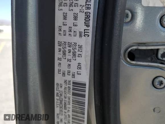 2012 Jeep Compass Sport z VIN 1C4NJCBA0CD618121, wystawiony jako Copart lot #84818275 z przebiegiem 170 126 mil mil oraz Szkoda całkowita • Salvage title. Historia ofert i sprzedaży dostępna na DreamBid. Obrazek 12.