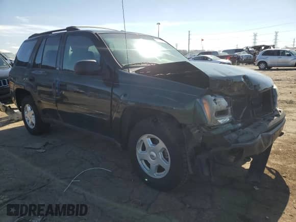 2002 Chevrolet TrailBlazer LS with VIN 1GNDT13S722508458, listed as a Copart auction lot 51221705 with 155,818 mi miles and Salvage title. Bid and sale history available at DreamBid. Image 4.