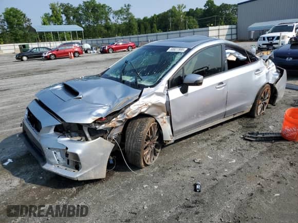 2019 Subaru WRX STI Limited with VIN JF1VA2V69K9821422, listed as a Copart auction lot 58927995 with 119,829 mi miles and Salvage title. Bid and sale history available at DreamBid. Image 1.