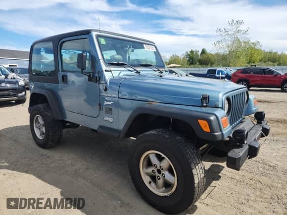 1998 Jeep Wrangler Sport z VIN 1J4FY19S2WP761054, wystawiony jako Copart lot #80021055 z przebiegiem 310 862 mil mil oraz Czysty tytuł • Clean title. Historia ofert i sprzedaży dostępna na DreamBid. Obrazek 4.