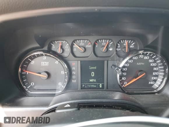 2014 Chevrolet Silverado 1500 Work Truck with VIN 1GCNCPEH7EZ190709, listed as a Copart auction lot 65296365 with 73,795 mi miles and Salvage title. Bid and sale history available at DreamBid. Image 9.