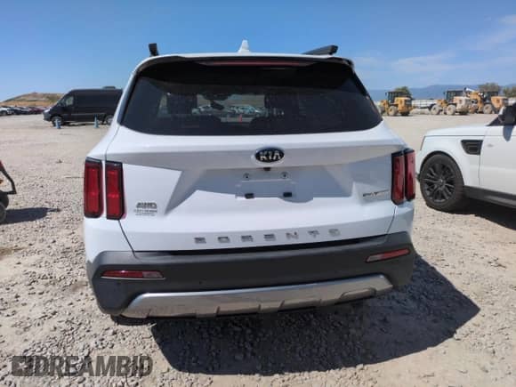 2021 Kia Sorento SX Prestige X-Line with VIN 5XYRKDLF2MG040900, listed as a Copart auction lot 59399485 with 51,681 mi miles and Salvage title. Bid and sale history available at DreamBid. Image 6.