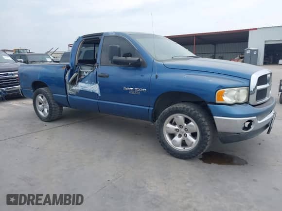 2005 Dodge 1500 SLT with VIN 1D7HA18N45S283865, listed as a IAAI auction lot 42985484 with 369,856 mi miles and . Bid and sale history available at DreamBid. Image 1.