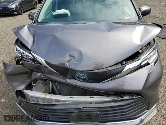 2023 Toyota Sienna XLE with VIN 5TDYRKEC0PS143383, listed as a Copart auction lot 80112385 with 65,727 mi miles and Salvage title. Bid and sale history available at DreamBid. Image 12.