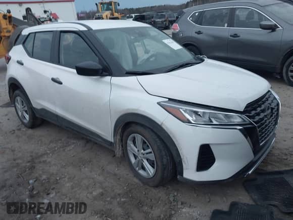 2024 Nissan Kicks S with VIN 3N1CP5BV6RL568707, listed as a IAAI auction lot 41611662 with 7,737 mi miles and . Bid and sale history available at DreamBid. Image 1.