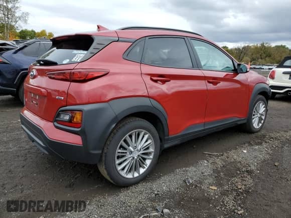 2020 Hyundai Kona SEL Plus with VIN KM8K6CAA3LU523750, listed as a Copart auction lot 86088095 with 64,592 mi miles and Salvage title. Bid and sale history available at DreamBid. Image 3.