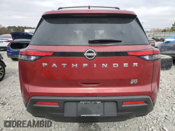 2023 Nissan Pathfinder SV z VIN 5N1DR3BA9PC231305, wystawiony jako Copart lot #85828004 z przebiegiem 49 228 mil mil oraz Szkoda całkowita • Salvage title. Historia ofert i sprzedaży dostępna na DreamBid. Obrazek 6.