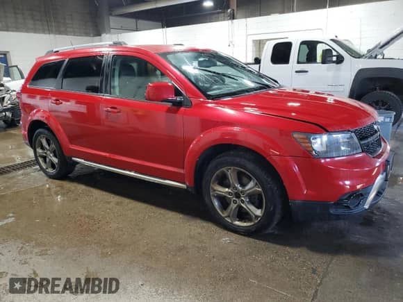 2016 Dodge Journey Crossroad with VIN 3C4PDDGG0GT227909, listed as a Copart auction lot 70786055 with 166,966 mi miles and Clean title. Bid and sale history available at DreamBid. Image 4.