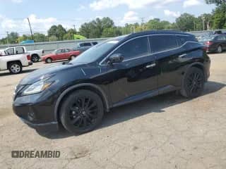 2022 Nissan Murano SV with VIN 5N1AZ2BS6NC122433, listed as a Copart auction lot 69577875 with 50,257 mi miles and Salvage title. Bid and sale history available at DreamBid. Image 1.