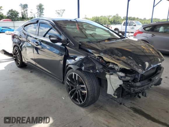 2016 Hyundai Elantra Limited with VIN KMHDH4AE6GU588643, listed as a Copart auction lot 67580875 with 157,345 mi miles and Salvage title. Bid and sale history available at DreamBid. Image 4.