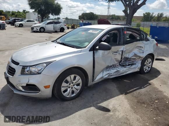 2015 Chevrolet Cruze LS with VIN 1G1PB5SH5F7150638, listed as a Copart auction lot 67903005 with 50,398 mi miles and Salvage title. Bid and sale history available at DreamBid. Image 1.