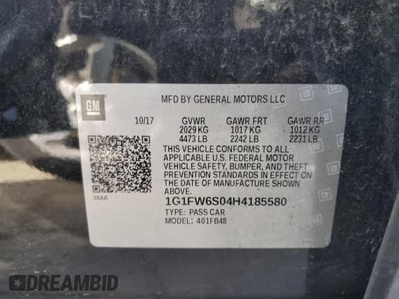 2017 Chevrolet Bolt EV LT z VIN 1G1FW6S04H4185580, wystawiony jako Copart lot #42351483 z przebiegiem 93 683 mil mil oraz . Historia ofert i sprzedaży dostępna na DreamBid. Obrazek 12.