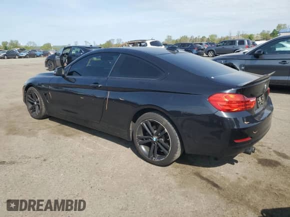2015 BMW 4 Series 428i xDrive z VIN WBA3N9C58FK246525, wystawiony jako Copart lot #55298895 z przebiegiem 126 990 mil mil oraz Szkoda całkowita • Salvage title. Historia ofert i sprzedaży dostępna na DreamBid. Obrazek 2.