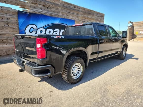 2023 Chevrolet Silverado 1500 Work Truck with VIN 3GCUDAED9PG206771, listed as a Copart auction lot 63439315 with 88,915 mi miles and Clean title. Bid and sale history available at DreamBid. Image 3.
