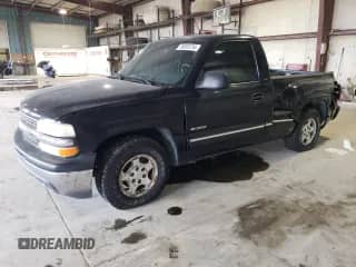 1999 Chevrolet Silverado 1500 LS with VIN 1GCEC14T9XZ163520, listed as a Copart auction lot 65895734 with Not provided miles and Salvage title. Bid and sale history available at DreamBid. Image 1.