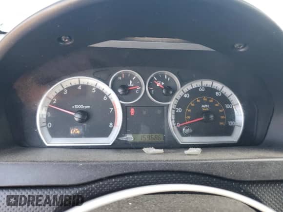 2009 Chevrolet Aveo 1LT with VIN KL1TD56E09B355521, listed as a Copart auction lot 81240995 with 159,686 mi miles and Salvage title. Bid and sale history available at DreamBid. Image 9.