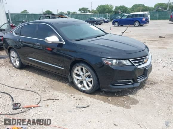 2015 Chevrolet Impala LTZ with VIN 2G1165S32F9203910, listed as a IAAI auction lot 42423732 with 161,501 mi miles and . Bid and sale history available at DreamBid. Image 1.