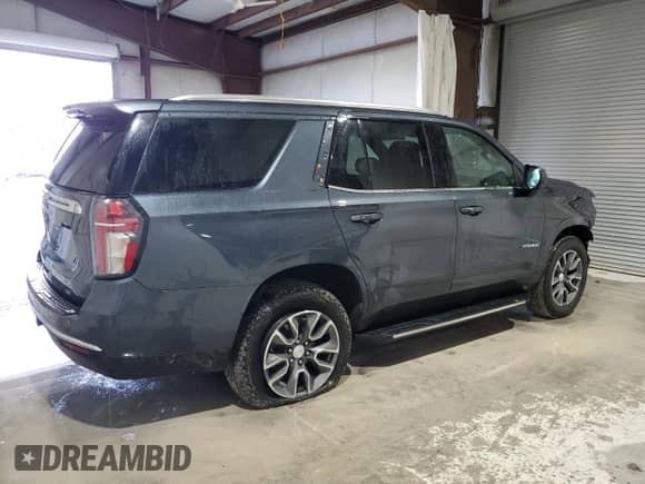 2021 Chevrolet Tahoe LT with VIN 1GNSKNKD7MR392953, listed as a Copart auction lot 70033825 with 64,012 mi miles and Salvage title. Bid and sale history available at DreamBid. Image 3.