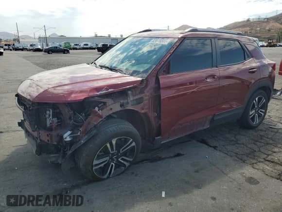 2023 Chevrolet TrailBlazer LT with VIN KL79MPSL6PB190426, listed as a Copart auction lot 82076555 with 40,243 mi miles and Salvage title. Bid and sale history available at DreamBid. Image 1.