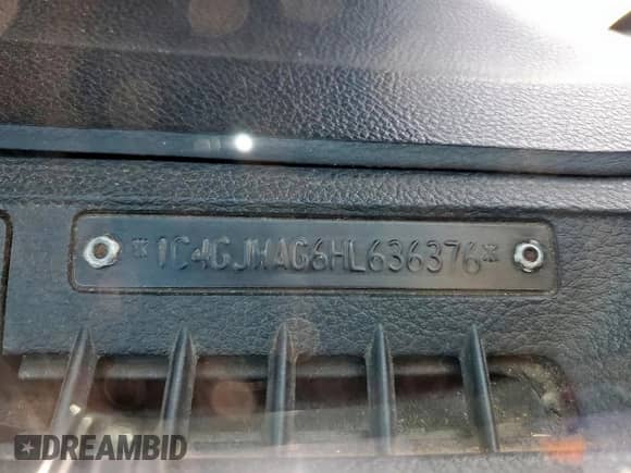 2017 Jeep Wrangler Sport with VIN 1C4GJWAG6HL636376, listed as a Copart auction lot 67616355 with 68,818 mi miles and Salvage title. Bid and sale history available at DreamBid. Image 12.