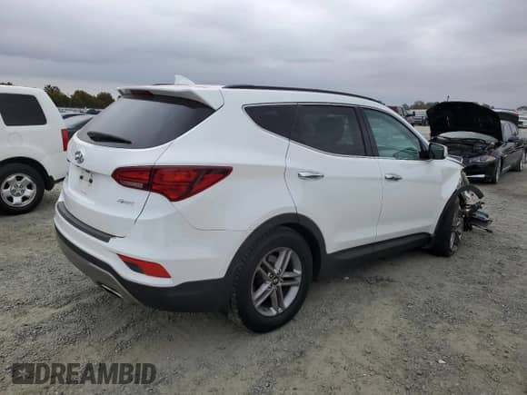 2017 Hyundai Santa Fe 2.4L z VIN 5NMZU3LB7HH050822, wystawiony jako Copart lot #81871005 z przebiegiem 101 559 mil mil oraz Szkoda całkowita • Salvage title. Historia ofert i sprzedaży dostępna na DreamBid. Obrazek 3.