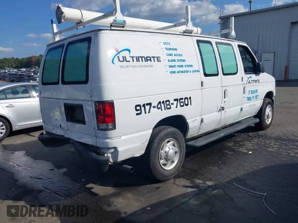 2013 Ford Econoline Cargo Commercial with VIN 1FTNE2EW7DDA67547, listed as a IAAI auction lot 43039595 with 156,606 mi miles and . Bid and sale history available at DreamBid. Image 4.
