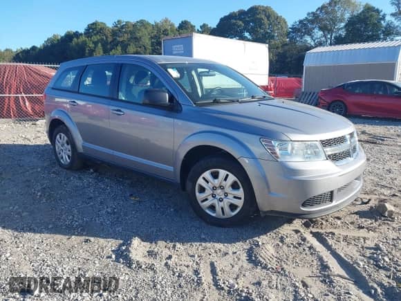 2015 Dodge Journey SE with VIN 3C4PDCAB9FT679850, listed as a IAAI auction lot 43379194 with 96,978 mi miles and . Bid and sale history available at DreamBid. Image 1.