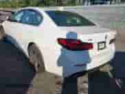 2021 BMW 5 Series 540i xDrive with VIN WBA73BJ09MWX25421, listed as a IAAI auction lot 43141798 with 44,389 mi miles and . Bid and sale history available at DreamBid. Image 3.