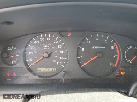2001 Nissan Frontier XE with VIN 1N6DD26S21C397671, listed as a Copart auction lot 54108355 with 174,195 mi miles and Salvage title. Bid and sale history available at DreamBid. Image 9.