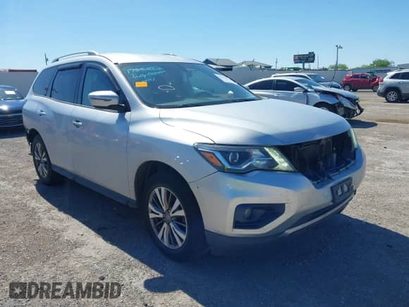 2019 Nissan Pathfinder SL with VIN 5N1DR2MM5KC589690, listed as a IAAI auction lot 42072152 with 123,579 mi miles and . Bid and sale history available at DreamBid. Image 1.