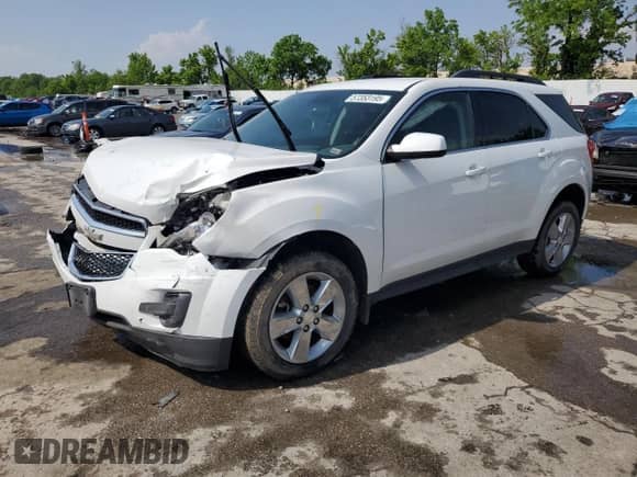 2012 Chevrolet Equinox 1LT with VIN 2GNFLDE5XC6378522, listed as a Copart auction lot 57353195 with 215,975 mi miles and Salvage title. Bid and sale history available at DreamBid. Image 1.